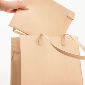 Beis regular work tote in beige